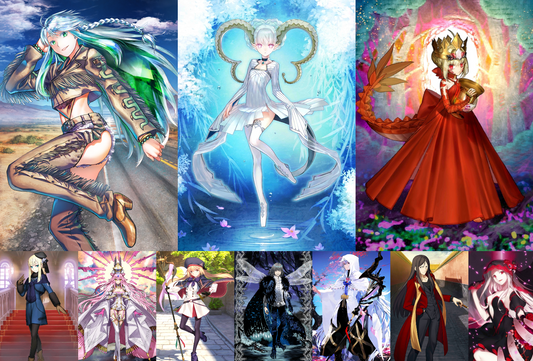 [JP] FGO Kukulkan Draco Tiamat Larva Reines Koyanskaya Castoria +2000SQ Fate Grand Order endgame quartz account-Mobile Games Starter