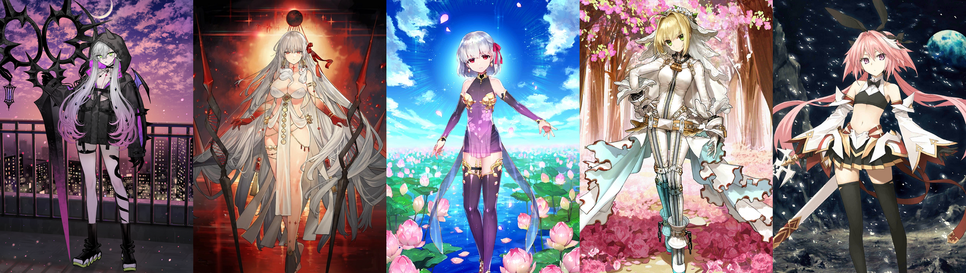 [JP] FGO Lilith Durga Kama Nero Bride Astolfo + 900-1000SQ Fate Grand Order starter account-Mobile Games Starter