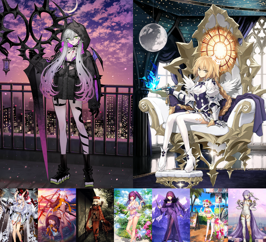 [JP] FGO Lilith Metatron Jeanne Caren Okita saber Sen no Rikyu Skadi ruler Kama Kingprotea Fate Grand Order starter account-Mobile Games Starter