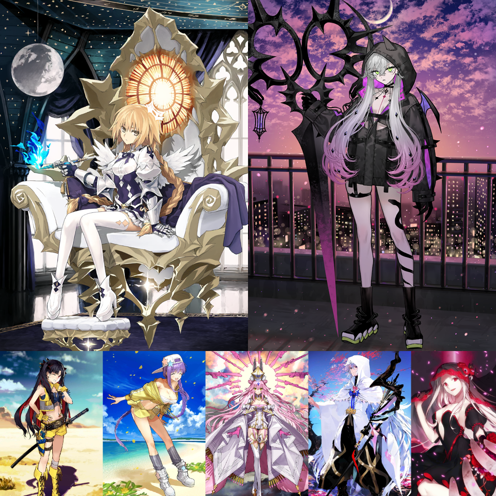 [JP] FGO Lilith Metatron Jeanne Space Ishtar Merlin BB Koyanskaya Fate Grand Order starter account-Mobile Games Starter