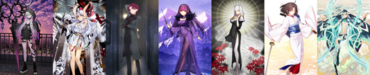 [JP] FGO Lilith Skadi Caren Bazett Kiara Shiki Qin Fate Grand Order starter account-Mobile Games Starter