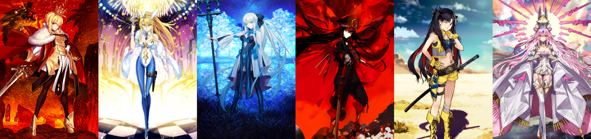 [JP] FGO Lord Logres Artoria ruler Morgan Nobunaga Koyanskaya Space Ishtar Fate Grand Order starter account-Mobile Games Starter