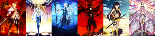 [JP] FGO Lord Logres Artoria ruler Morgan Nobunaga Koyanskaya Space Ishtar Fate Grand Order starter account-Mobile Games Starter