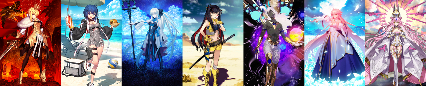 [JP] FGO Lord Logres + Ciel Morgan Space Ishtar Arjuna alter Arcueid Koyanskaya Fate Grand Order starter account-Mobile Games Starter