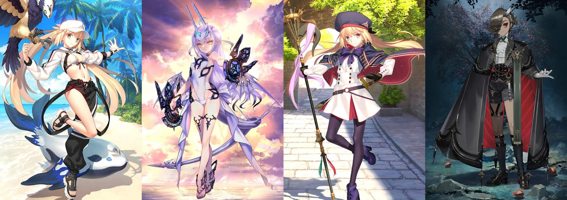[JP] FGO Melusine ruler + Castoria berserker + Artoria Caster Ascalaphus + 900-1000SQ Fate Grand Order starter account-Mobile Games Starter