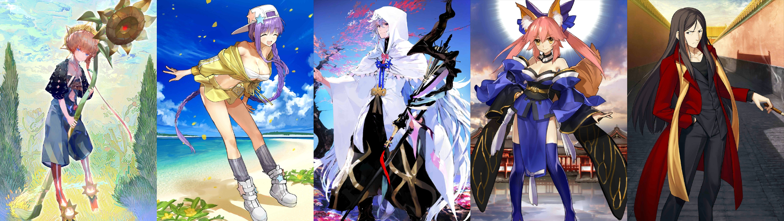 [JP] FGO Merlin Van Gogh BB Tamamo Waver Fate Grand Order endgame quartz account-Mobile Games Starter