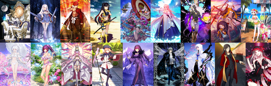 [JP] FGO Metatron Jeanne Lancelot Melusine Kama Arjuna Muramasa Ibuki Arcueid Okita Space Ishtar Castoria Koyanskaya Oberon Merlin Fate Grand Order endgame account-Mobile Games Starter