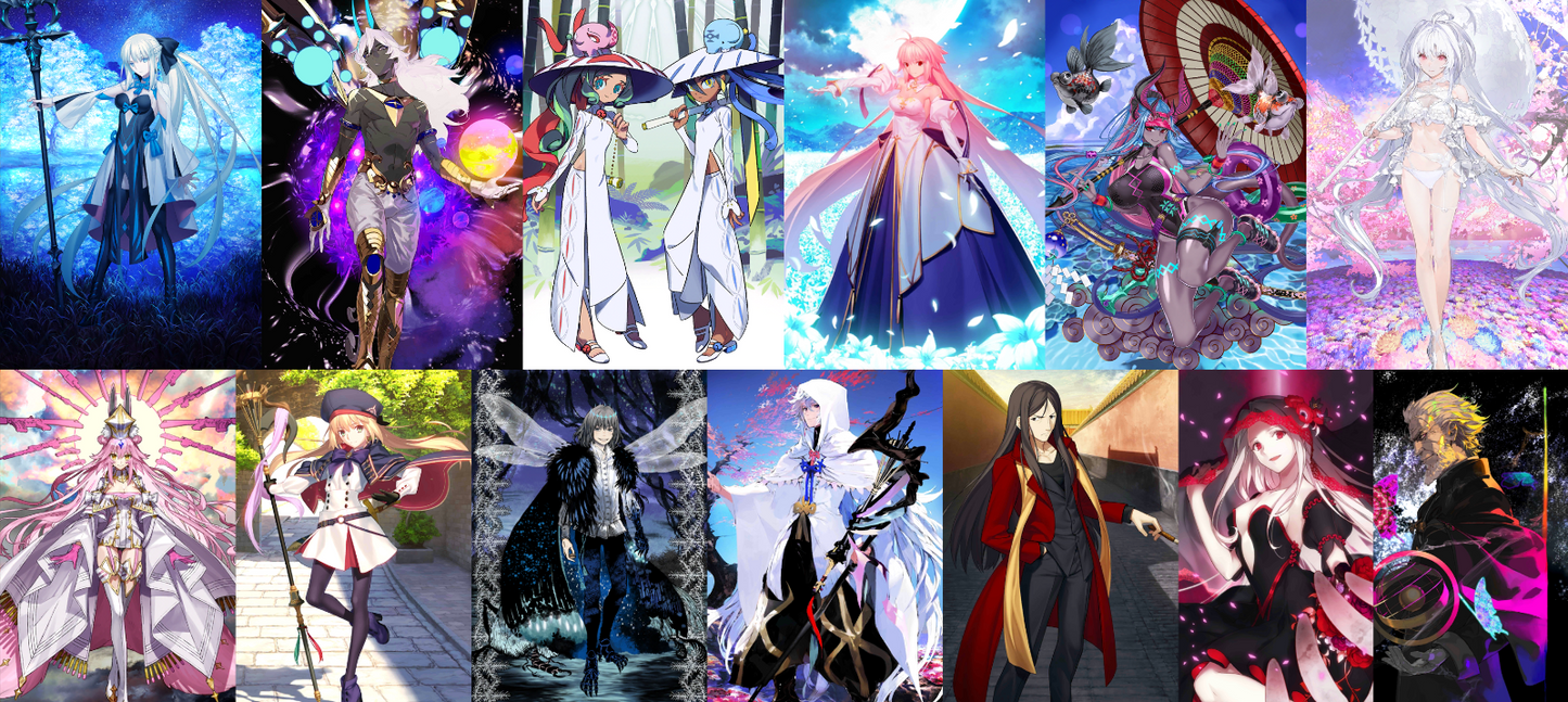 [JP] FGO Morgan Arcueid Arjuna Ibuki Lady Avalon Koyanskaya Castoria Trung Sisters Fate Grand Order endgame account-Mobile Games Starter