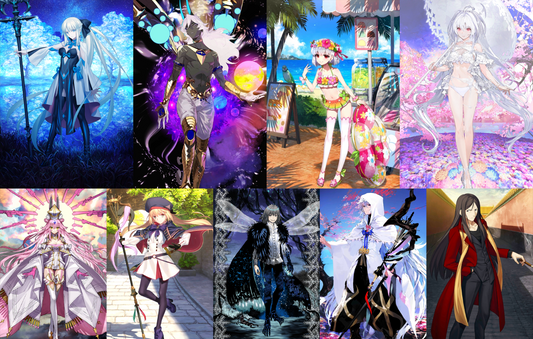 [JP] FGO Morgan Arjuna Kama Lady Avalon Koyanskaya Darkness Castoria Oberon Fate Grand Order endgame account-Mobile Games Starter