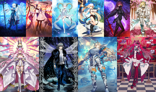 [JP] FGO Morgan Castoria berserker Tonelico Tiamat Larva Scathach Nero Koyanskaya Oberon Fate Grand Order starter account-Mobile Games Starter