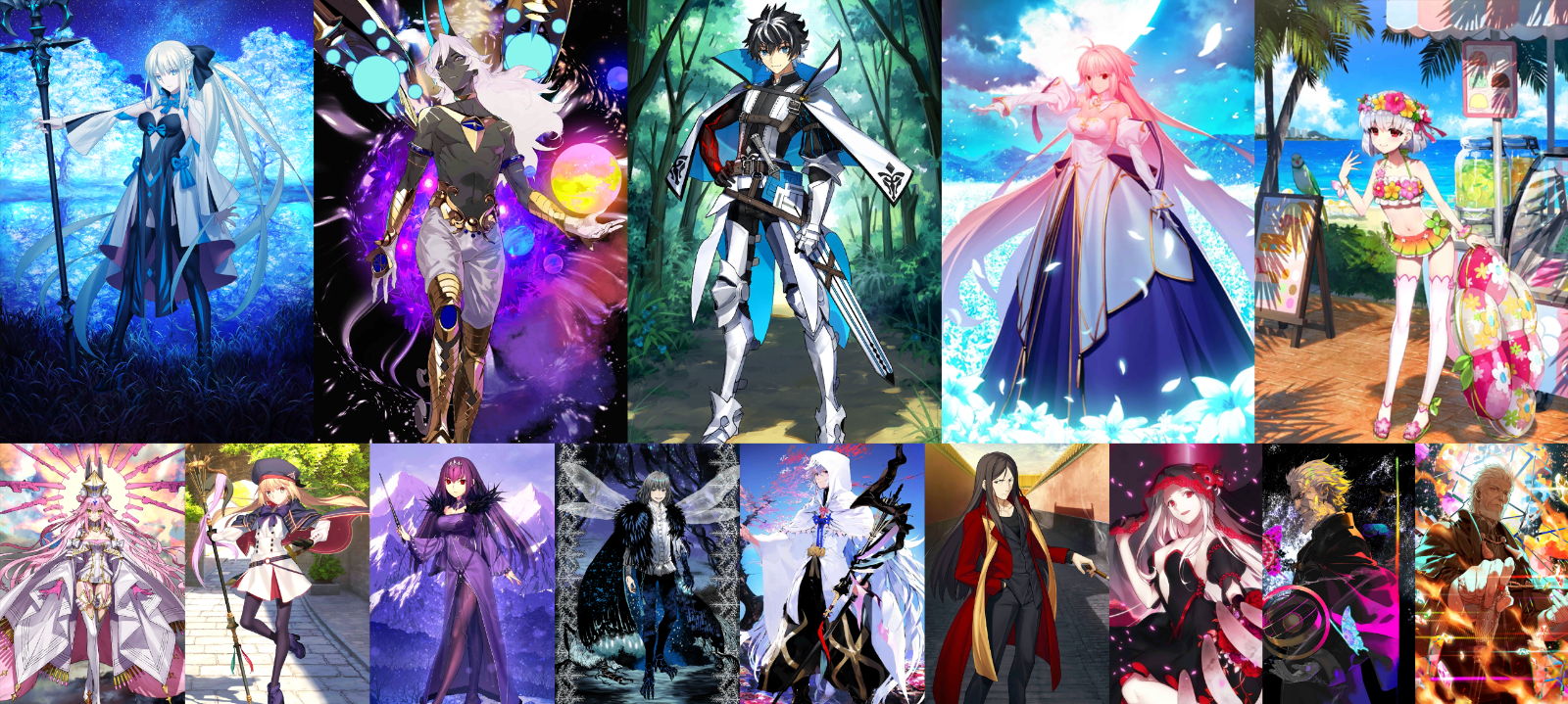 [JP] FGO Morgan Charlemagne Arjuna Arcueid Kama Skadi Koyanskaya Castoria Fate Grand Order endgame account-Mobile Games Starter