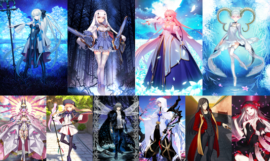 [JP] FGO Morgan Fairy Knight Lancelot Melusine Arcueid Tiamat Larva Koyanskaya Castoria +2000SQ Fate Grand Order endgame quartz account-Mobile Games Starter