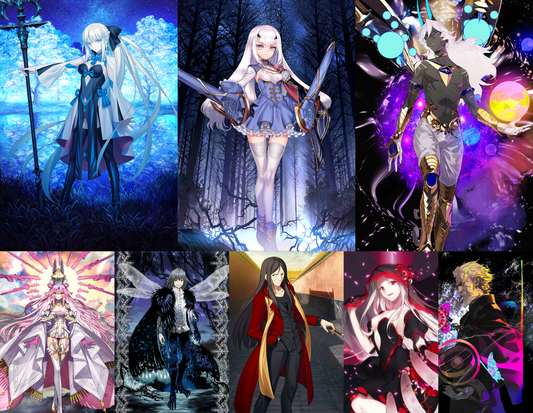 [JP] FGO Morgan Fairy Knight Lancelot Melusine Arjuna alter Koyanskaya Oberon +2000-2200SQ Fate Grand Order endgame quartz account-Mobile Games Starter