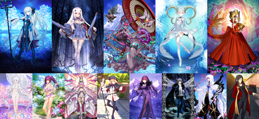 [JP] FGO Morgan Fairy Knight Lancelot Melusine Ibuki Tiamat Larva Draco Castoria Koyanskaya Skadi Fate Grand Order endgame account-Mobile Games Starter