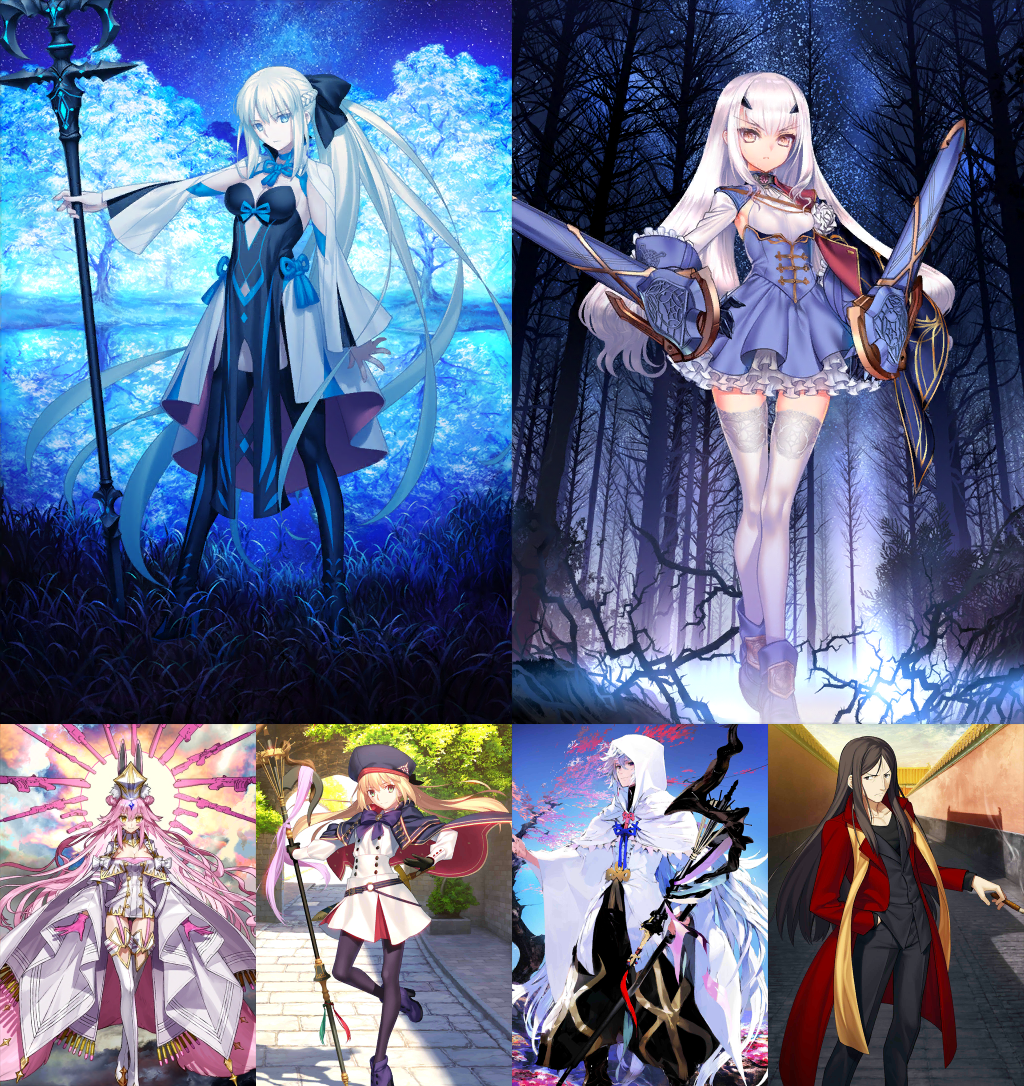 [JP] FGO Morgan Fairy Knight Lancelot Melusine Koyanskaya Castoria +2000-2200SQ Fate Grand Order endgame quartz account-Mobile Games Starter