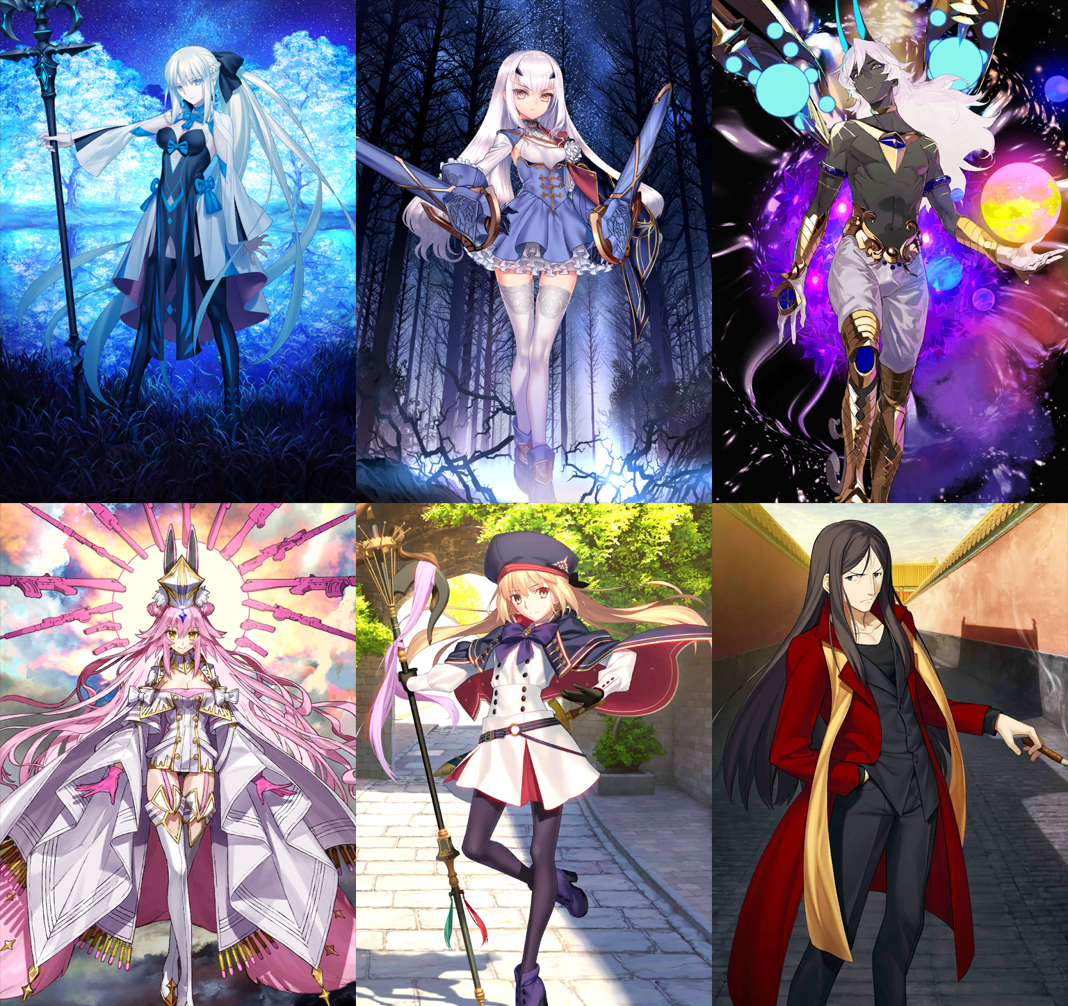 [JP] FGO Morgan Fairy Knight Lancelot Melusine Koyanskaya Castoria Arjuna +1000SQ Fate Grand Order endgame quartz account-Mobile Games Starter