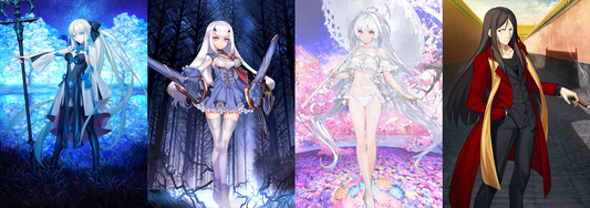 [JP] FGO Morgan Fairy Knight Lancelot Melusine Lady Avalon + 4000SQ Fate Grand Order endgame quartz account-Mobile Games Starter