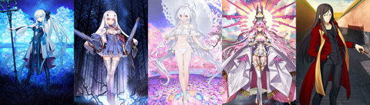 [JP] FGO Morgan Fairy Knight Lancelot Melusine Lady Avalon Koyanskaya +3900-4000SQ Fate Grand Order endgame quartz account-Mobile Games Starter