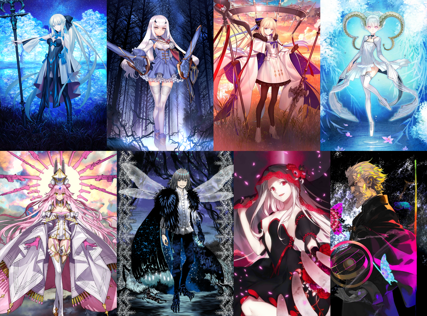 [JP] FGO Morgan Lancelot Tonelico Aesc the Savior + Tiamat Larva + Koyanskaya Oberon BG Kscope Fate Grand Order starter account-Mobile Games Starter