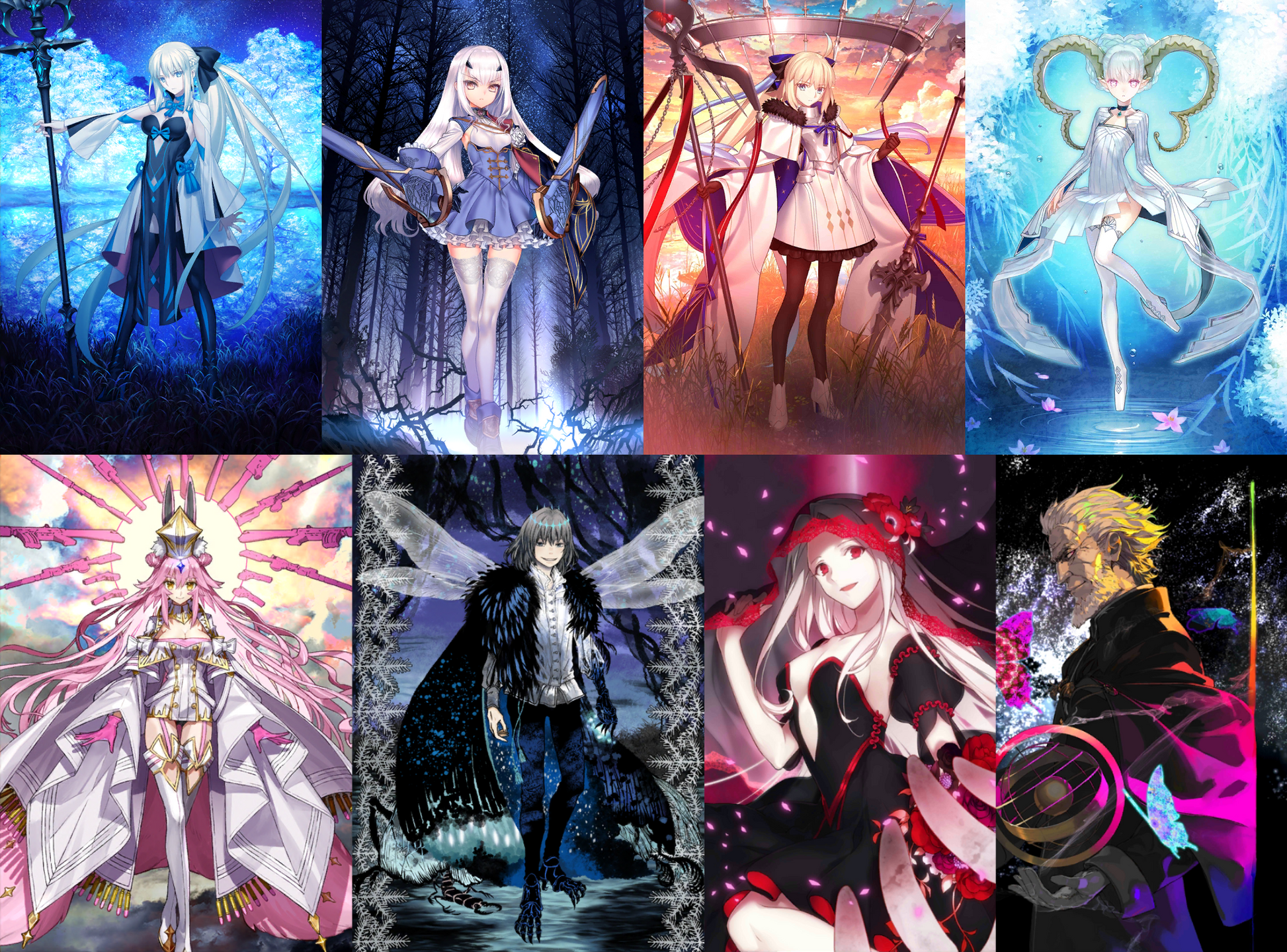 [JP] FGO Morgan Lancelot Tonelico Aesc the Savior + Tiamat Larva + Koyanskaya Oberon BG Kscope Fate Grand Order starter account-Mobile Games Starter