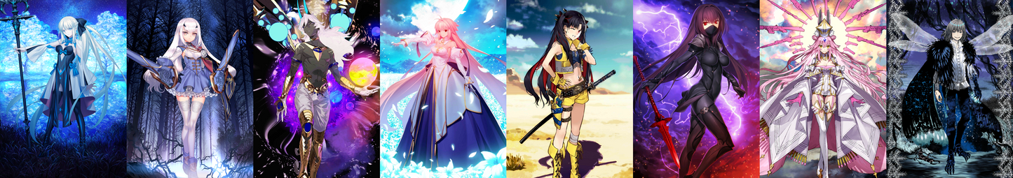 [JP] FGO Morgan Melusine Arjuna alter Arcueid Space Ishtar Scathach + Koyanskaya Oberon + 800-1000SQ Fate Grand Order starter account-Mobile Games Starter