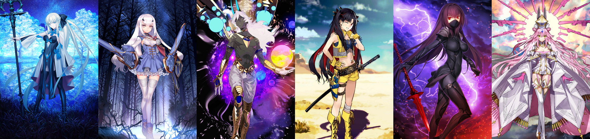 [JP] FGO Morgan Melusine Arjuna alter Space Ishtar Scathach + Koyanskaya + 800-1000SQ Fate Grand Order starter account-Mobile Games Starter