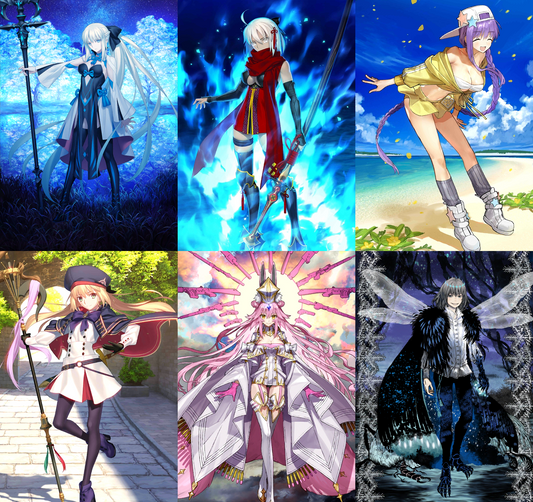 [JP] FGO Morgan Okita BB summer Artoria Caster Castoria Koyanskaya Oberon Fate Grand Order starter account-Mobile Games Starter