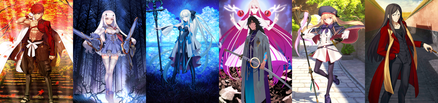 [JP] FGO Muramasa Castoria Fairy Knight Lancelot Melusine NP2 Morgan Ryoma + 2000-2200SQ Fate Grand Order endgame quartz account-Mobile Games Starter