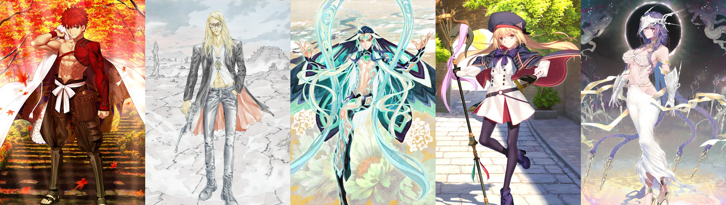 [JP] FGO Muramasa Urd Artoria Caster + Tezcatlipoca Qin Shi Huang Fate Grand Order starter account-Mobile Games Starter