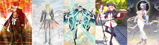 [JP] FGO Muramasa Urd Artoria Caster + Tezcatlipoca Qin Shi Huang Fate Grand Order starter account-Mobile Games Starter