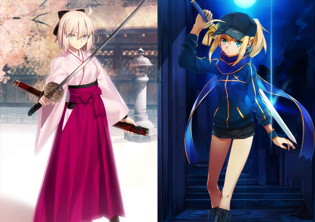 [JP] FGO Mysterious Heroine X MHX Okita saber + 1000-1200SQ Fate Grand Order endgame quartz account-Mobile Games Starter