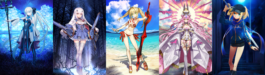 [JP] FGO Nero MHX Koyanskaya Morgan Fairy Knight Lancelot Melusine Fate Grand Order starter account-Mobile Games Starter