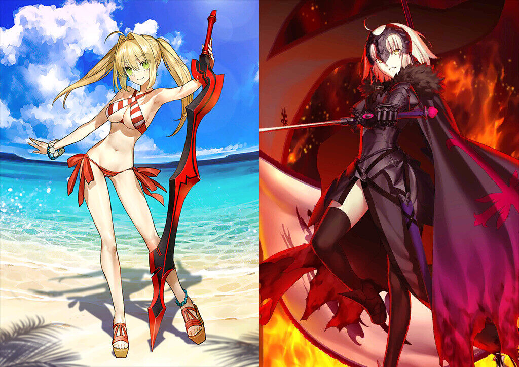 [JP] FGO Nero(caster) Jeanne(alter) +1600-2000SQ Fate Grand Order endgame quartz account-Mobile Games Starter