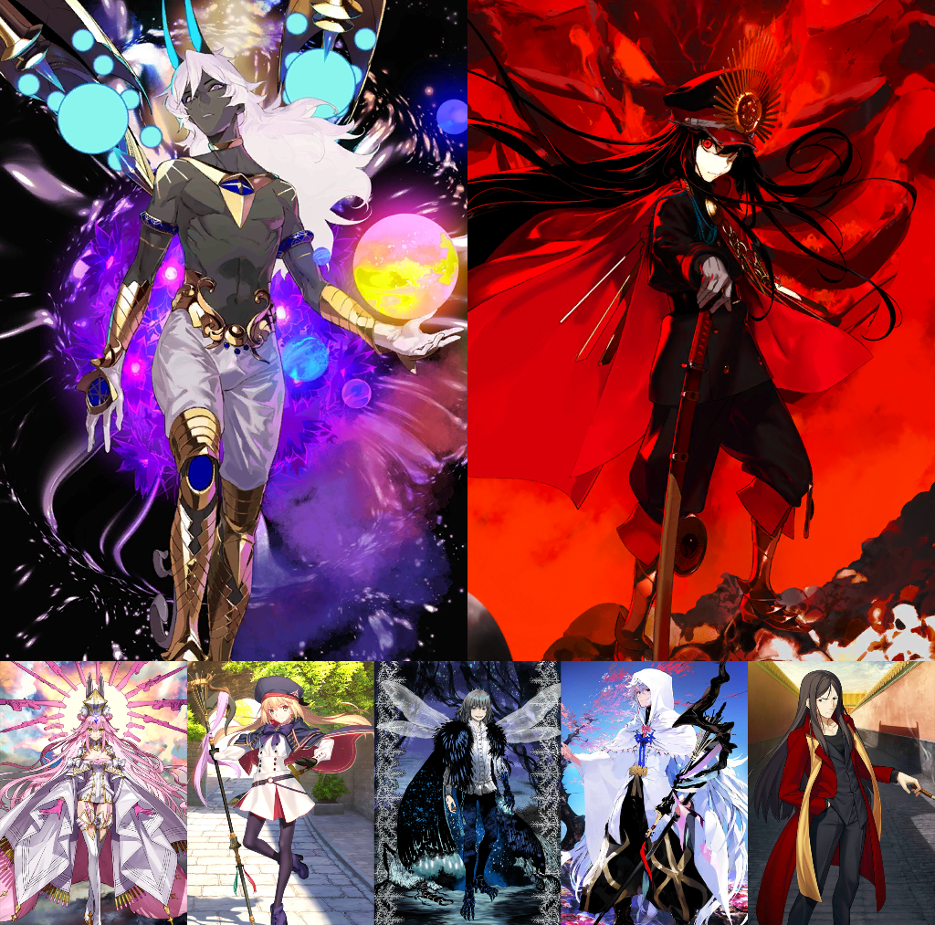 [JP] FGO Nobunaga Arjuna alter Koyanskaya Castoria Oberon + 1000SQ Fate Grand Order endgame quartz account-Mobile Games Starter