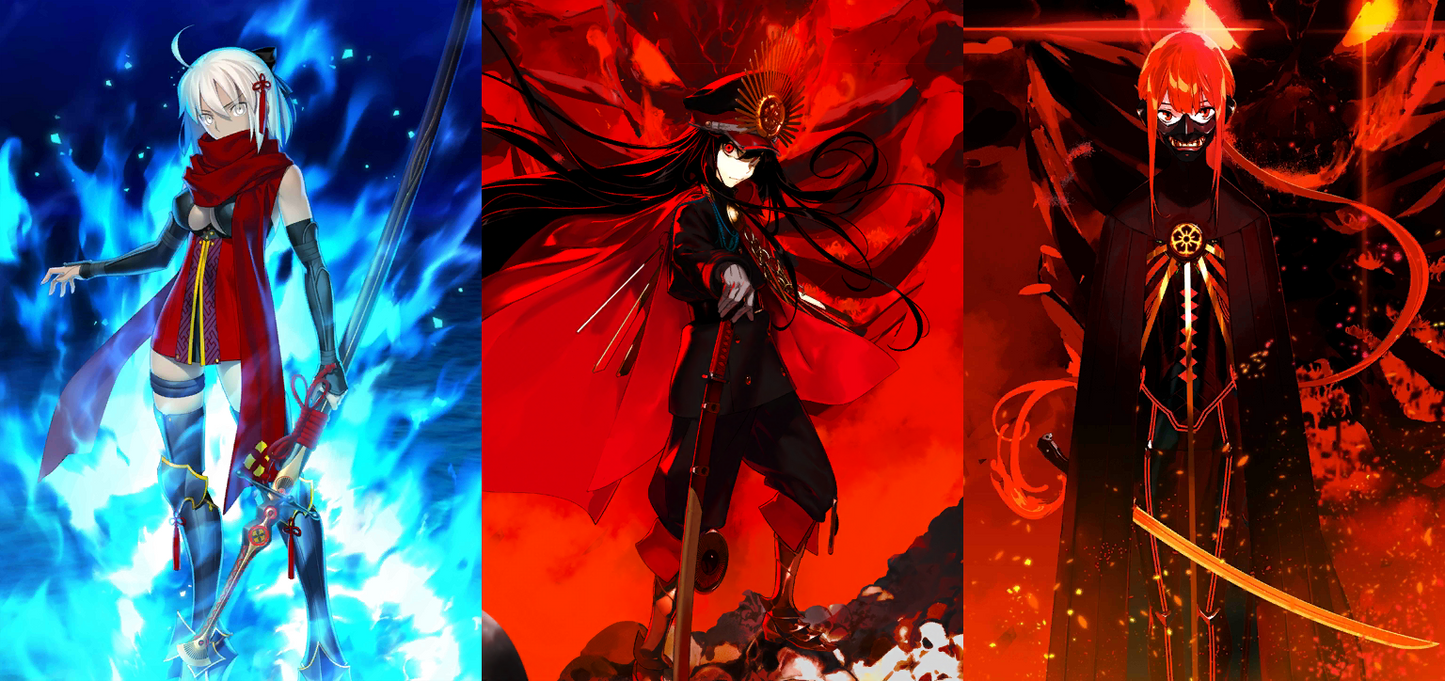 [JP] FGO Nobunaga(Avenger) Nobukatsu Okita(alter) NP2+900-1000SQ Fate Grand Order starter account-Mobile Games Starter