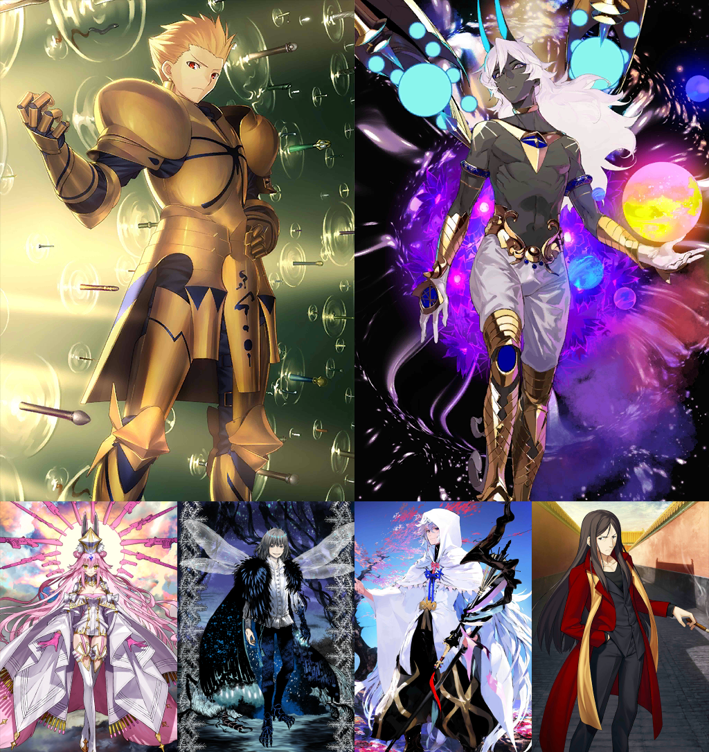 [JP] FGO NP2 Arjuna alter Gilgamesh + Koyanskaya Oberon + 2000-2200SQ Fate Grand Order endgame quartz account-Mobile Games Starter