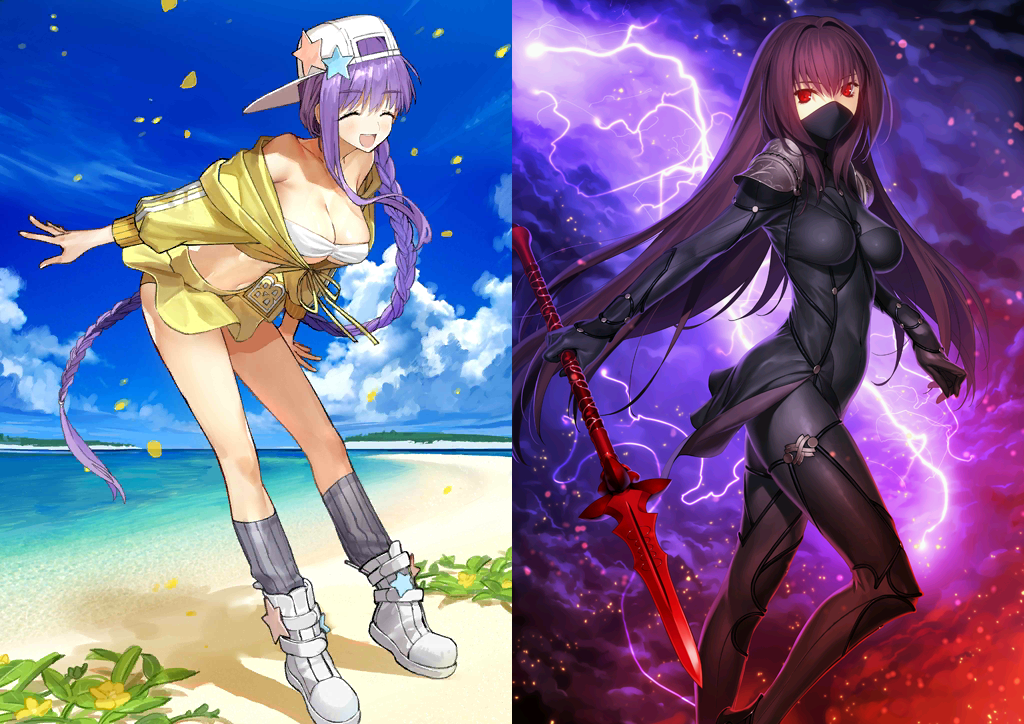 [JP] FGO NP2 BB +Scathach + 1600-2000SQ/0-40tickets Fate Grand Order endgame quartz account-Mobile Games Starter