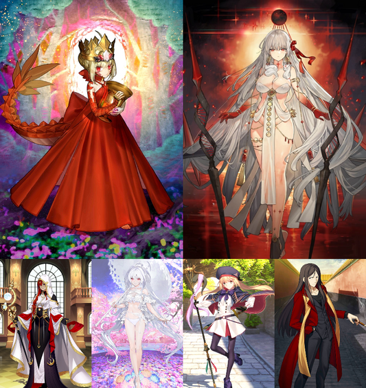 [JP] FGO NP2 Draco + Durga /Kali Miss Crane Castoria Lady Avalon + 3000-3200SQ Fate Grand Order endgame quartz account-Mobile Games Starter