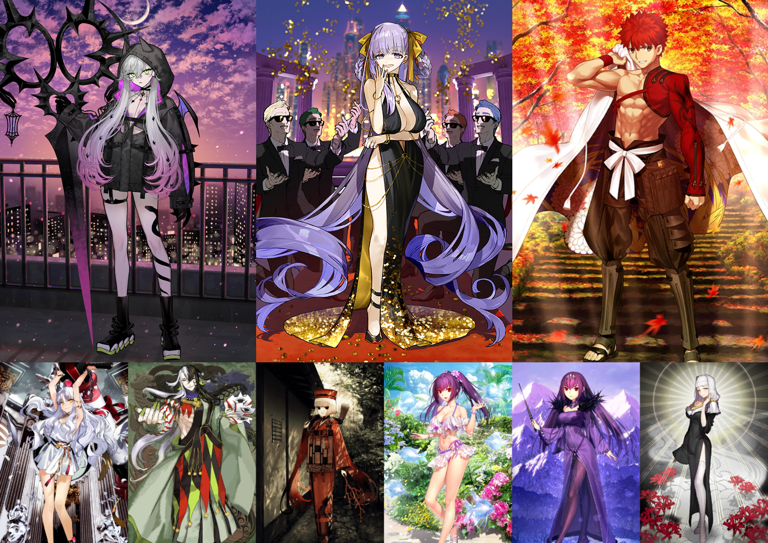 [JP] FGO NP2 Lilith + BB Dubai Muramasa Caren Ashiya Doman Sen no Rikyu double Skadi /ruler Kiara Fate Grand Order starter account-Mobile Games Starter