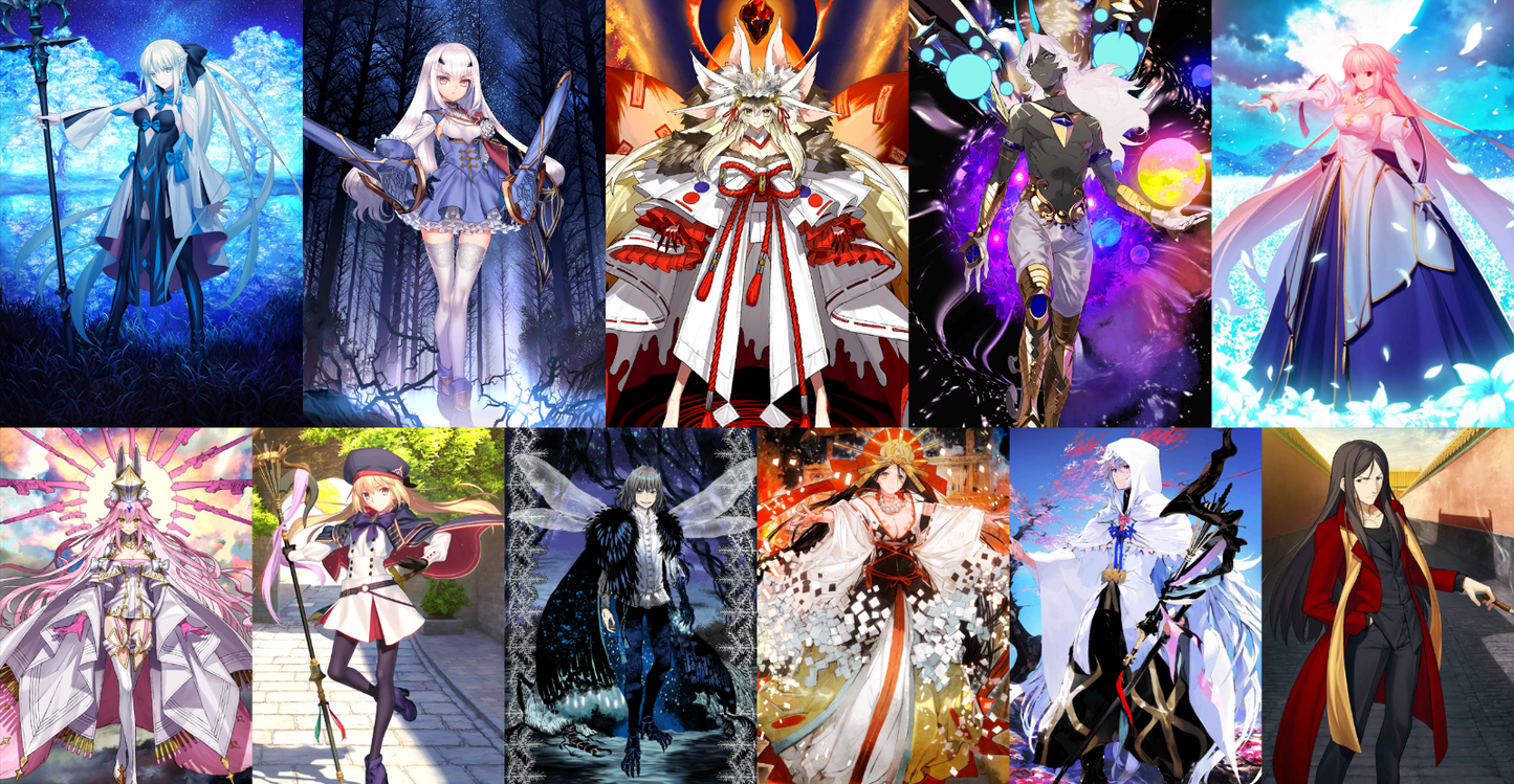 [JP] FGO NP2 Morgan +Fairy Knight Lancelot Melusine Arjuna Koyanskaya Castoria Oberon Himiko Fate Grand Order endgame account-Mobile Games Starter