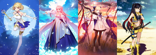 [JP] FGO NP2 Space Ishtar +Phantasmoon Arcueid Tonelico Aesc the Savior + 4000~4500SQ Fate Grand Order endgame quartz account-Mobile Games Starter