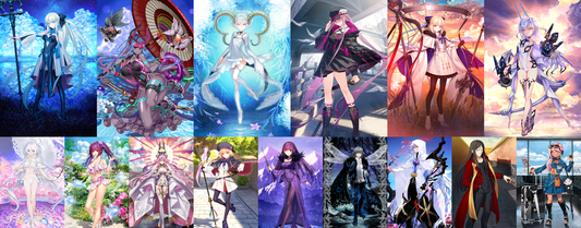 [JP] FGO NP2 Tiamat Larva Morgan Medusa Melusine Tonelico Aesc the Savior Koyanskaya Castoria Fate Grand Order endgame account-Mobile Games Starter