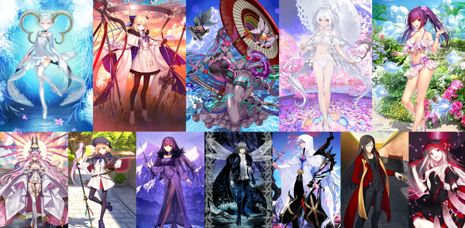 [JP] FGO NP2 Tiamat Larva Tonelico Aesc the Savior+Ibuki Lady Avalon Koyanskaya Castoria Skadi Fate Grand Order endgame account-Mobile Games Starter