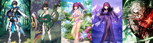 [JP] FGO NP3 Charlemagne + Biscione 5Kriemhild + double Skadi + 6~7x5* Fate Grand Order starter account-Mobile Games Starter