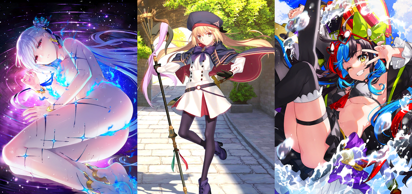 [JP] FGO NP3 Kama Avenger + Artoria Caster Castoria + 1~2x5* Fate Grand Order starter account-Mobile Games Starter