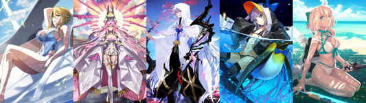 [JP] FGO NP4 Artoria ruler + Koyanskaya Merlin Okita Fate Grand Order endgame account-Mobile Games Starter