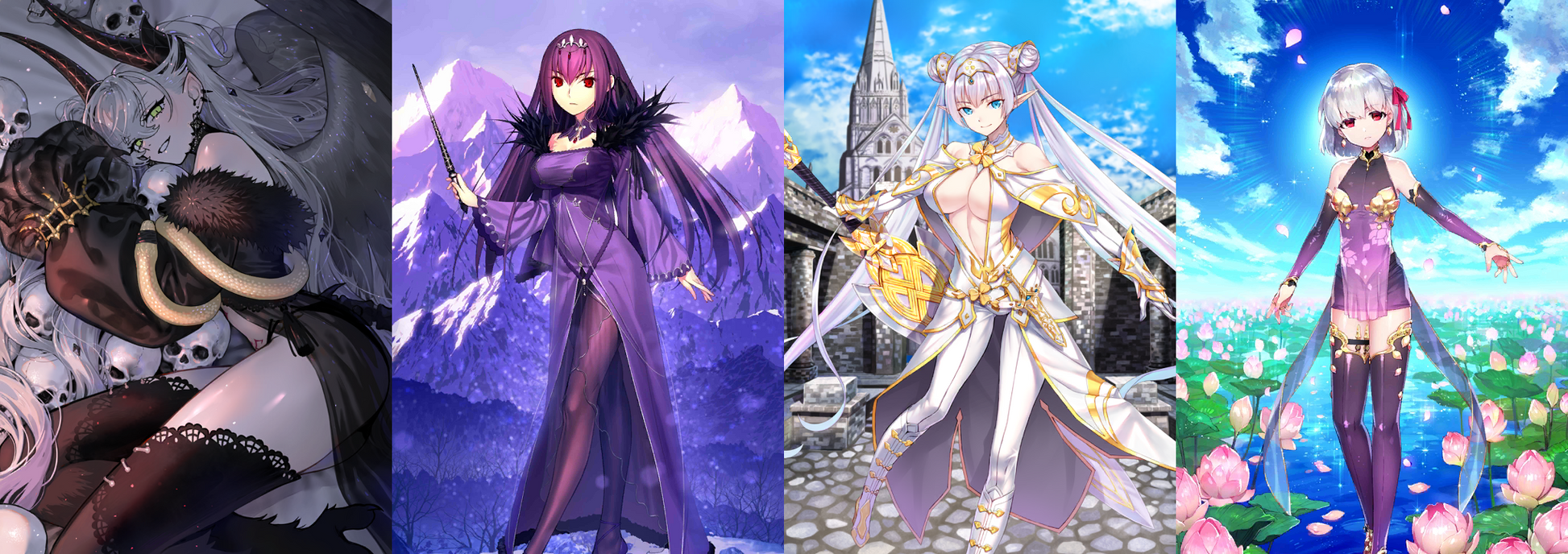 [JP] FGO NP4 Lilith + Skadi + Kama Britomart + 3~4x5* Fate Grand Order starter account-Mobile Games Starter