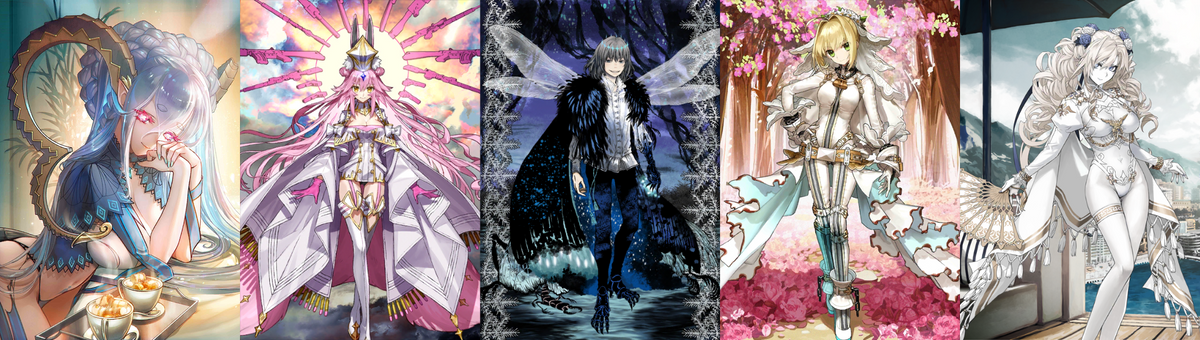 [JP] FGO NP4 Tiamat Larva + Koyanskaya Oberon Nero bride + Kriemhild (+CE) Fate Grand Order starter account-Mobile Games Starter