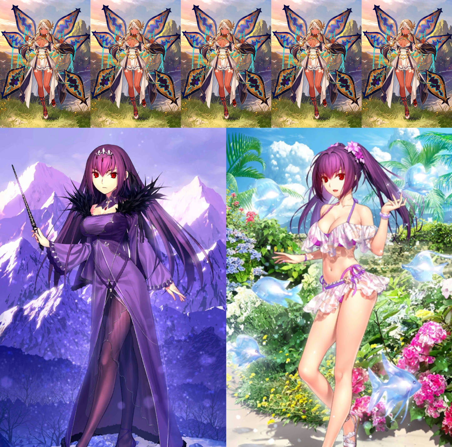 [JP] FGO NP5 Andromeda + double Skadi + 300-400SQ Fate Grand Order double Skadi starter account-Mobile Games Starter