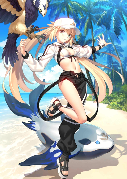 [JP] FGO NP5 Artoria Caster Castoria berserker + summer Lady Avlaon +5Suzuka+5Chloe Fate Grand Order starter account-Mobile Games Starter